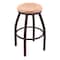 Holland Bar Stool Co 25" Swivel Counter Stool, Brnz Finish, Nat Oak Seat X802 - alternate 1